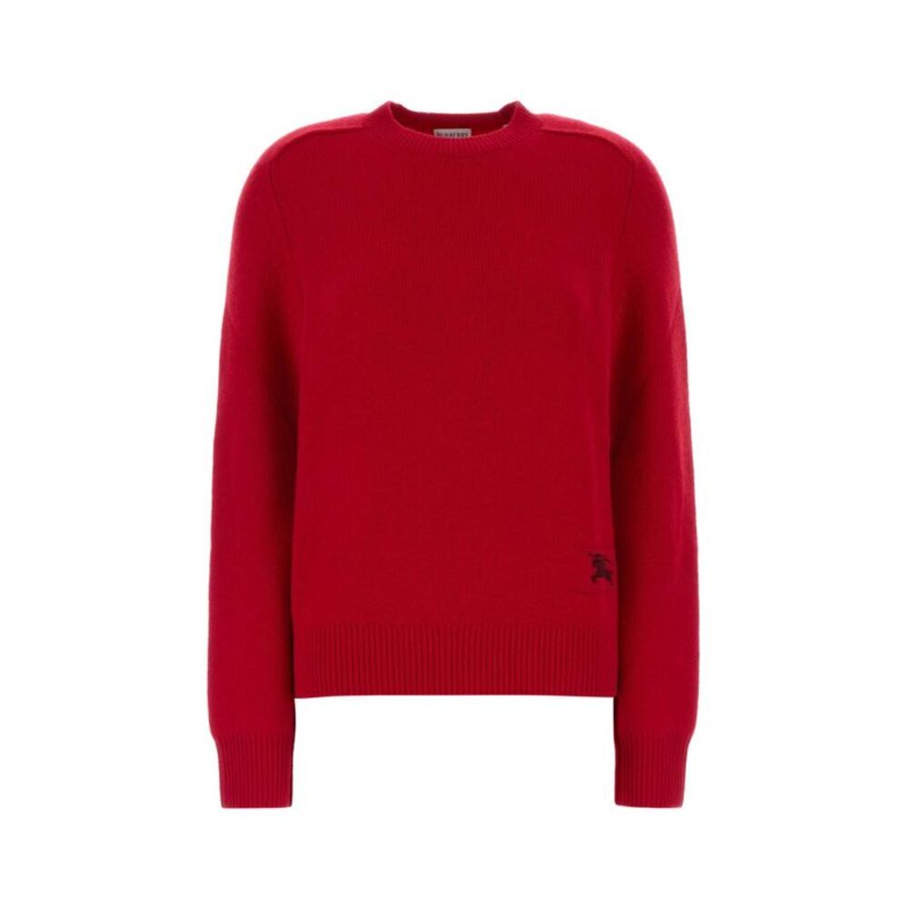 Burberry Women Red Stretch Cashmere Blend Sweater